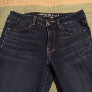 AE Dark Wash Skinny Jeans